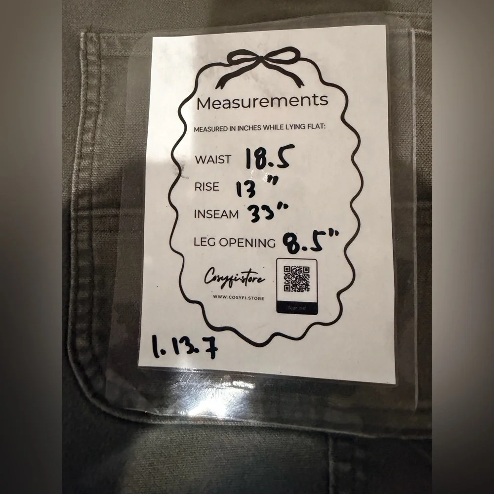 Carhartt Olive Green Casual Utility Pants Relaxed Fit size 36 x 34